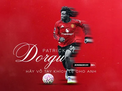 Patrick Dorgu: Từ ‘tân binh thô ráp’ đến ngôi sao không thể thay thế của Man United