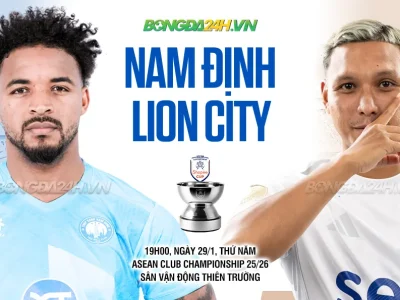 Nam Định vs Lion City: Đại chiến sân Thiên Trường, Xuân Son có ‘nổ súng’?