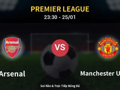 Soi Kèo Arsenal vs Manchester United – 23:30 25/01 | Nhận Định, Dự Đoán Tỷ Số