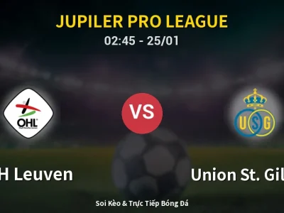 Kết Quả: OH Leuven 0-0 Union St. Gilloise – Highlight & Bàn Thắng | Jupiler Pro League