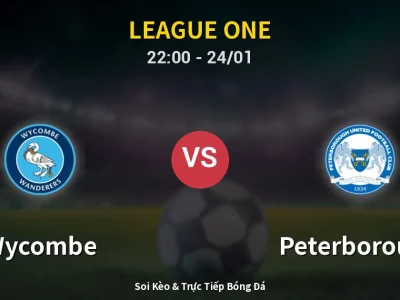 Soi Kèo Wycombe vs Peterborough – 22:00 24/01 | Nhận Định, Dự Đoán Tỷ Số