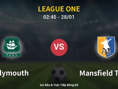 Kết Quả: Plymouth 1-1 Mansfield Town – Highlight & Bàn Thắng | League One