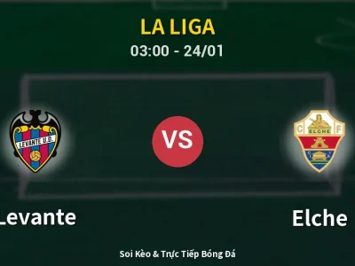 Kết Quả: Levante 3-2 Elche – Highlight & Bàn Thắng | La Liga