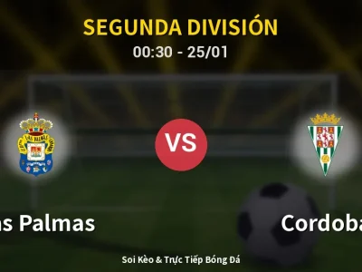Kết Quả: Las Palmas 1-2 Cordoba – Highlight & Bàn Thắng | Segunda División