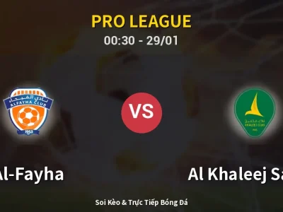 Kết Quả: Al-Fayha 3-1 Al Khaleej Saihat – Highlight & Bàn Thắng | Pro League