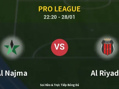 Soi Kèo Al Najma vs Al Riyadh – 22:20 28/01 | Nhận Định, Dự Đoán Tỷ Số
