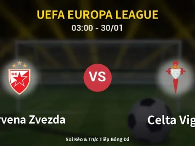 Kết Quả: FK Crvena Zvezda 1-1 Celta Vigo – Highlight & Bàn Thắng | UEFA Europa League