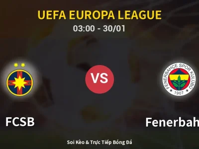 Kết Quả: FCSB 1-1 Fenerbahçe – Highlight & Bàn Thắng | UEFA Europa League