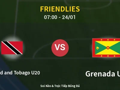 Kết Quả: Trinidad and Tobago U20 1-1 Grenada U20 – Highlight & Bàn Thắng | Friendlies