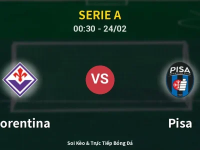 Kết Quả: Fiorentina 1-0 Pisa – Highlight & Bàn Thắng | Serie A