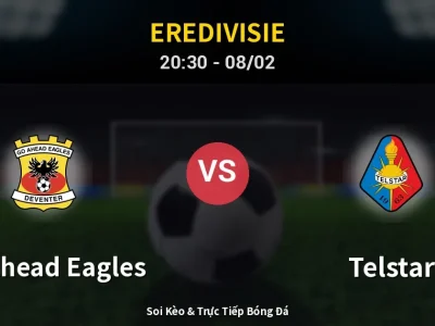 🔴 Trực Tiếp: GO Ahead Eagles 0-0 Telstar – Link Xem Eredivisie (Full HD)