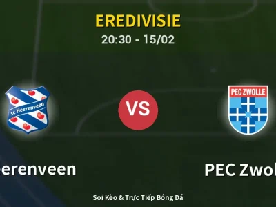 Kết Quả: Heerenveen 4-2 PEC Zwolle – Highlight & Bàn Thắng | Eredivisie