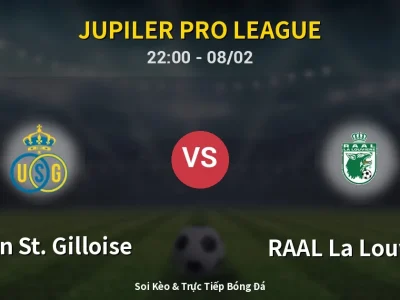 Soi Kèo Union St. Gilloise vs RAAL La Louvière – 22:00 08/02 | Nhận Định, Dự Đoán Tỷ Số