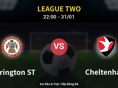 Soi Kèo Accrington ST vs Cheltenham – 22:00 31/01 | Nhận Định, Dự Đoán Tỷ Số