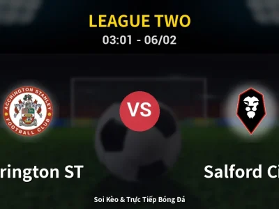 Kết Quả: Accrington ST 1-0 Salford City – Highlight & Bàn Thắng | League Two