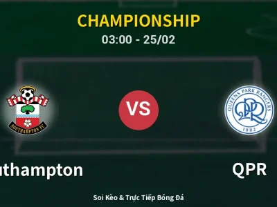 Kết Quả: Southampton 5-0 QPR – Highlight & Bàn Thắng | Championship