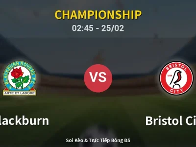 Kết Quả: Blackburn 1-2 Bristol City – Highlight & Bàn Thắng | Championship