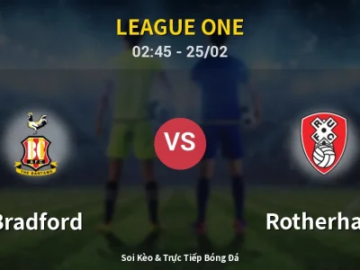 Kết Quả: Bradford 1-0 Rotherham – Highlight & Bàn Thắng | League One