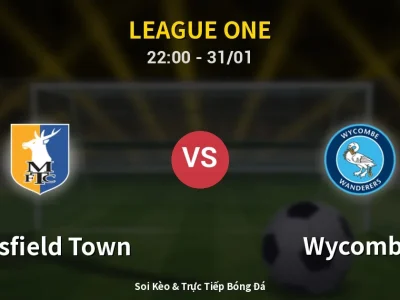Soi Kèo Mansfield Town vs Wycombe – 22:00 31/01 | Nhận Định, Dự Đoán Tỷ Số