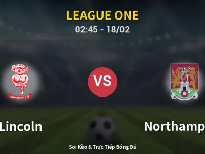 Kết Quả: Lincoln 4-0 Northampton – Highlight & Bàn Thắng | League One