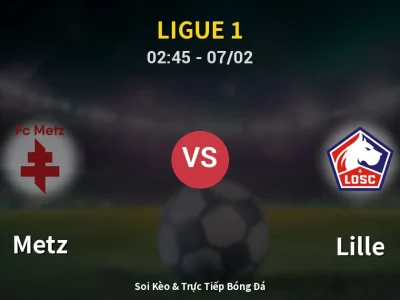 Kết Quả: Metz 0-0 Lille – Highlight & Bàn Thắng | Ligue 1