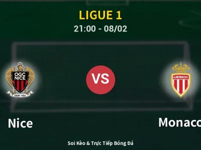 🔴 Trực Tiếp: Nice 0-0 Monaco – Link Xem Ligue 1 (Full HD)