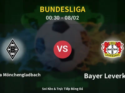 Kết Quả: Borussia Mönchengladbach 1-1 Bayer Leverkusen – Highlight & Bàn Thắng | Bundesliga