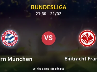 🔴 Trực Tiếp: Bayern München 2-0 Eintracht Frankfurt – Link Xem Bundesliga (Full HD)