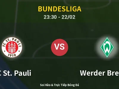 Soi Kèo FC St. Pauli vs Werder Bremen – 23:30 22/02 | Nhận Định, Dự Đoán Tỷ Số