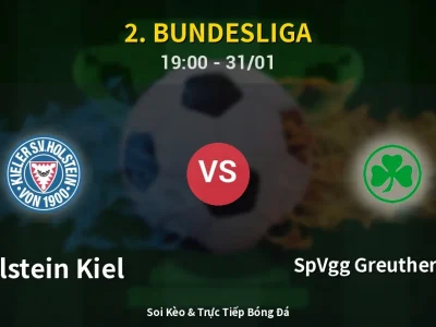 Kết Quả: Holstein Kiel 1-2 SpVgg Greuther Fürth – Highlight & Bàn Thắng | 2. Bundesliga
