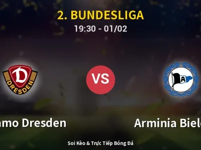🔴 Trực Tiếp: Dynamo Dresden 1-0 Arminia Bielefeld – Link Xem 2. Bundesliga (Full HD)