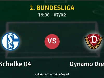 🔴 Trực Tiếp: FC Schalke 04 2-2 Dynamo Dresden – Link Xem 2. Bundesliga (Full HD)