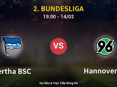 🔴 Trực Tiếp: Hertha BSC 0-2 Hannover 96 – Link Xem 2. Bundesliga (Full HD)
