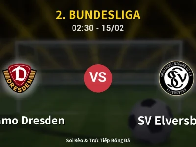 Kết Quả: Dynamo Dresden 1-2 SV Elversberg – Highlight & Bàn Thắng | 2. Bundesliga