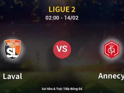 Kết Quả: Laval 2-2 Annecy – Highlight & Bàn Thắng | Ligue 2