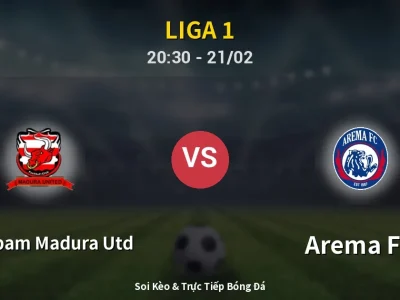 🔴 Trực Tiếp: Persepam Madura Utd 2-2 Arema FC – Link Xem Liga 1 (Full HD)