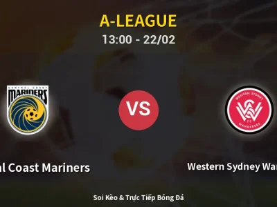 Kết Quả: Central Coast Mariners 3-2 Western Sydney Wanderers – Highlight & Bàn Thắng | A-League