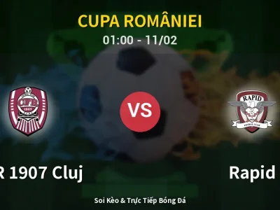 Kết Quả: CFR 1907 Cluj 1-1 Rapid – Highlight & Bàn Thắng | Cupa României