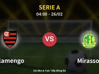 Soi Kèo Flamengo vs Mirassol – 04:00 26/02 | Nhận Định, Dự Đoán Tỷ Số