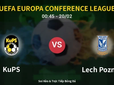 Kết Quả: KuPS 0-2 Lech Poznan – Highlight & Bàn Thắng | UEFA Europa Conference League