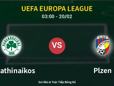 Kết Quả: Panathinaikos 2-2 Plzen – Highlight & Bàn Thắng | UEFA Europa League