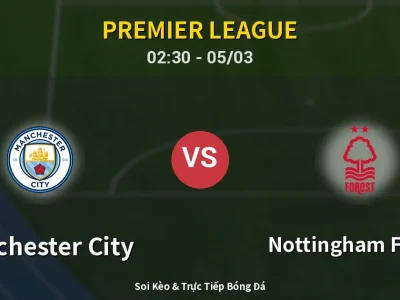 Kết Quả: Manchester City 2-2 Nottingham Forest – Highlight & Bàn Thắng | Premier League