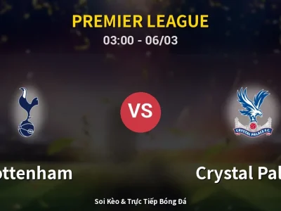 Kết Quả: Tottenham 1-3 Crystal Palace – Highlight & Bàn Thắng | Premier League