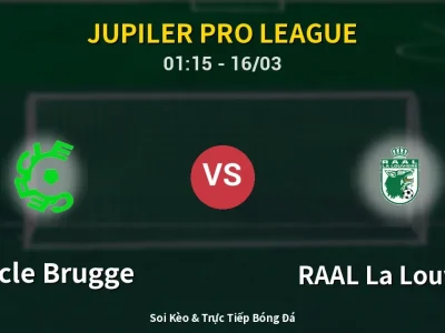 Kết Quả: Cercle Brugge 1-3 RAAL La Louvière – Highlight & Bàn Thắng | Jupiler Pro League