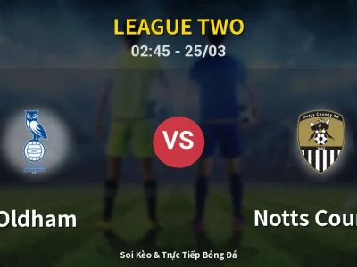 Kết Quả: Oldham 3-0 Notts County – Highlight & Bàn Thắng | League Two