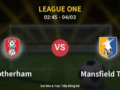 Kết Quả: Rotherham 0-0 Mansfield Town – Highlight & Bàn Thắng | League One