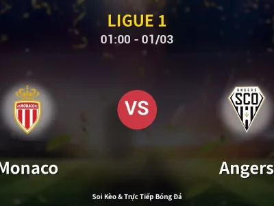 Kết Quả: Monaco 2-0 Angers – Highlight & Bàn Thắng | Ligue 1