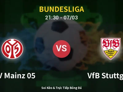 🔴 Trực Tiếp: FSV Mainz 05 0-0 VfB Stuttgart – Link Xem Bundesliga (Full HD)