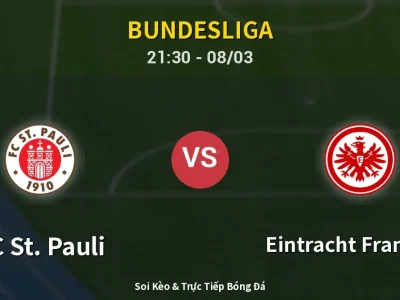Soi Kèo FC St. Pauli vs Eintracht Frankfurt – 21:30 08/03 | Nhận Định, Dự Đoán Tỷ Số
