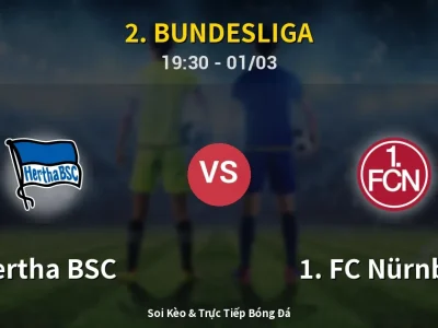 Kết Quả: Hertha BSC 2-1 1. FC Nürnberg – Highlight & Bàn Thắng | 2. Bundesliga